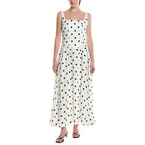 Hl Affair Womens Sleeveless Maxi Dress, White